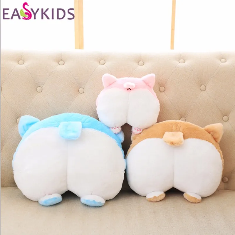 3836cm 4242cm Cartoon Figure Corgi Sexy Hip Plush Dolls Pillow Buttocks Cushion Soft Stuffed Animal Doll Kids Toys  (6)