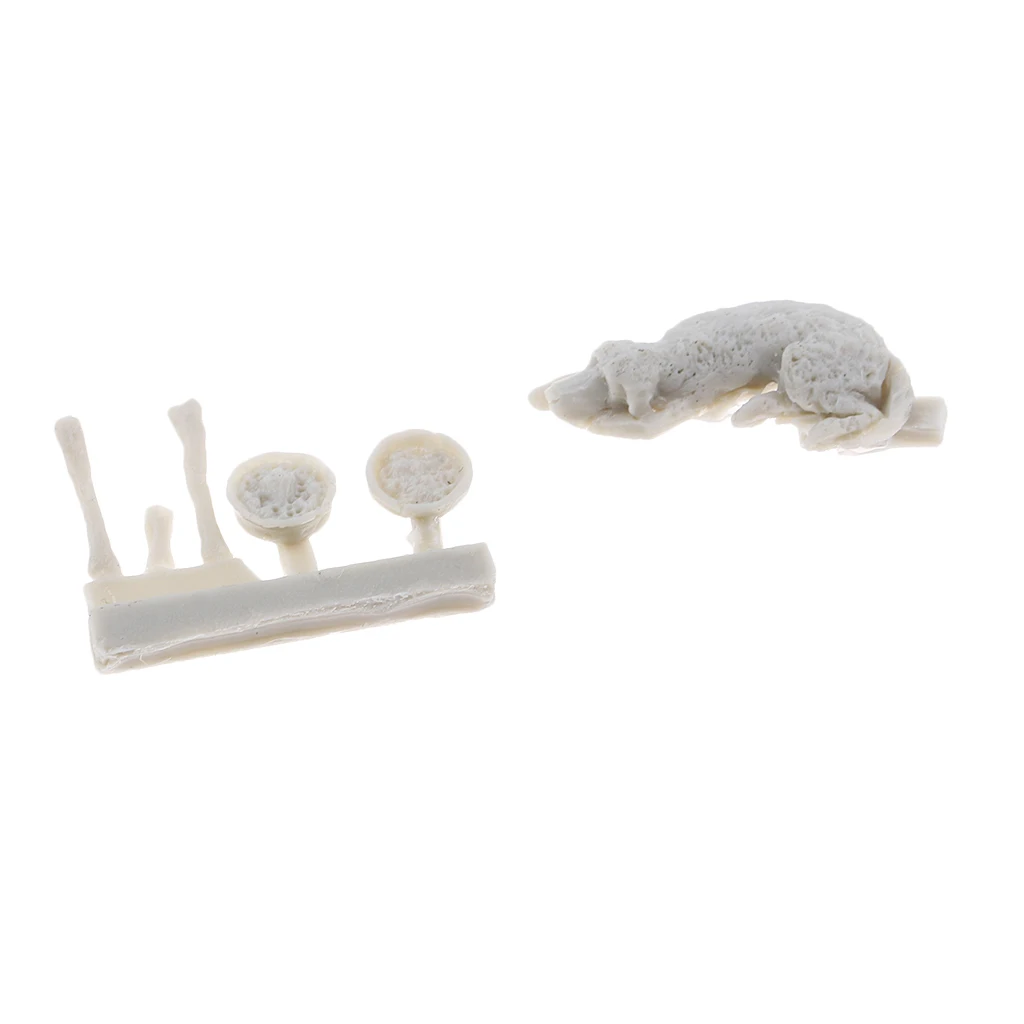 1/35 Dog & Kennel Model Body Building Kit DIY Animal Figurine Sculpture Gift