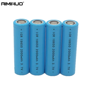 

AIMIHUO 18650 3.7V 2000mAh Li-ion Rechargeable Battery For Flashlight Headlight Lantern Lithium ion 3.7V 18650 Battery Batteries