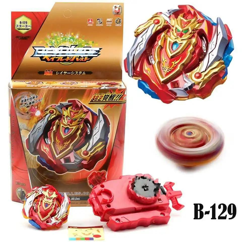 BeyBlade Burst B-122 пусковая установка для слива Fusion burst giroscopio Attack Pack bey blade игрушки для детей beyblade burst evolution - Цвет: B-129