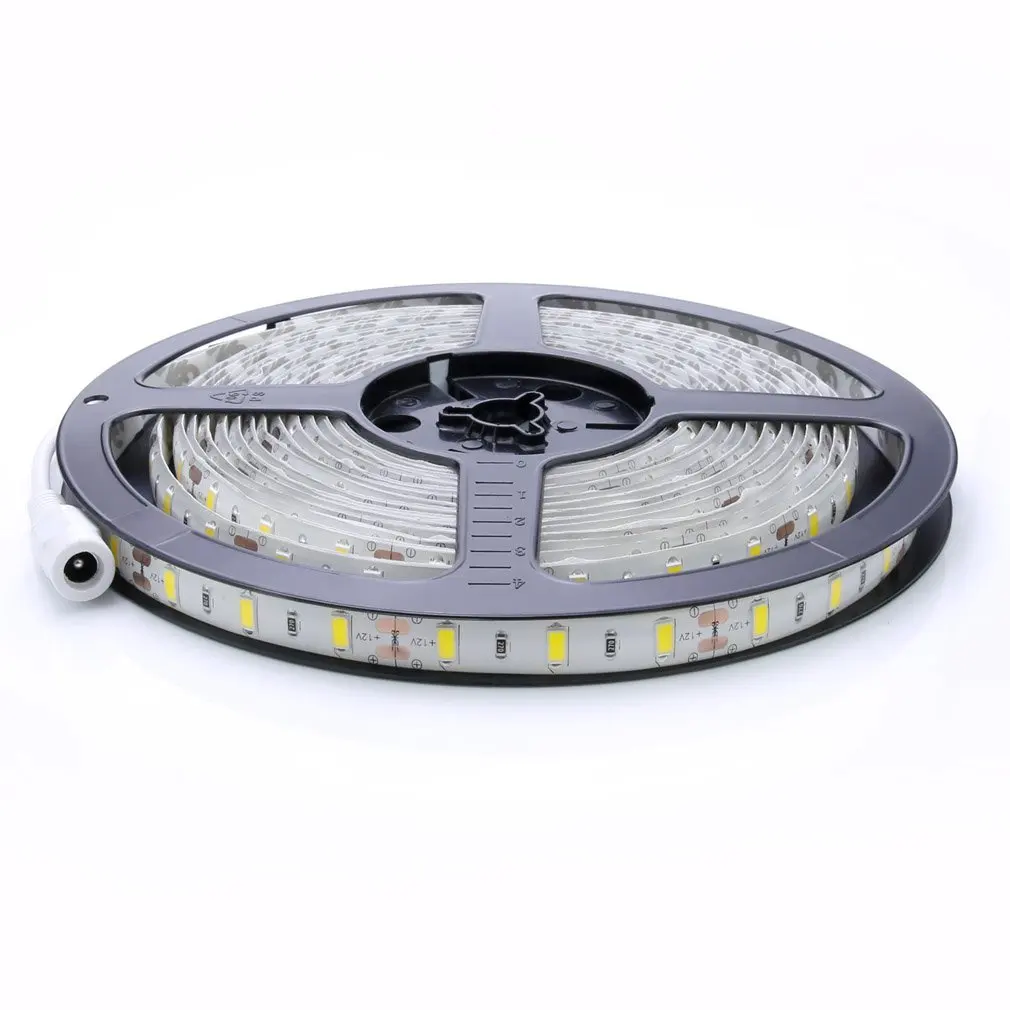 cheap Super Bright Flexible 5M 14.4W Meter SMD 5630 300 Leds IP65 Waterproof Daylight White(6000 6500K) LED Strip Ribbon