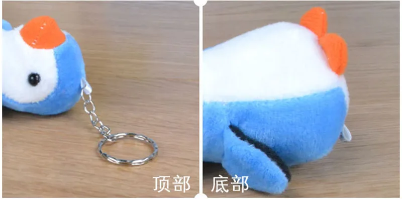 2017 New Super Cute Penguin Plush Toys Kawaii Penguin Small Key Bag Pendants Dolls 12pcslot  Random Color  (2)