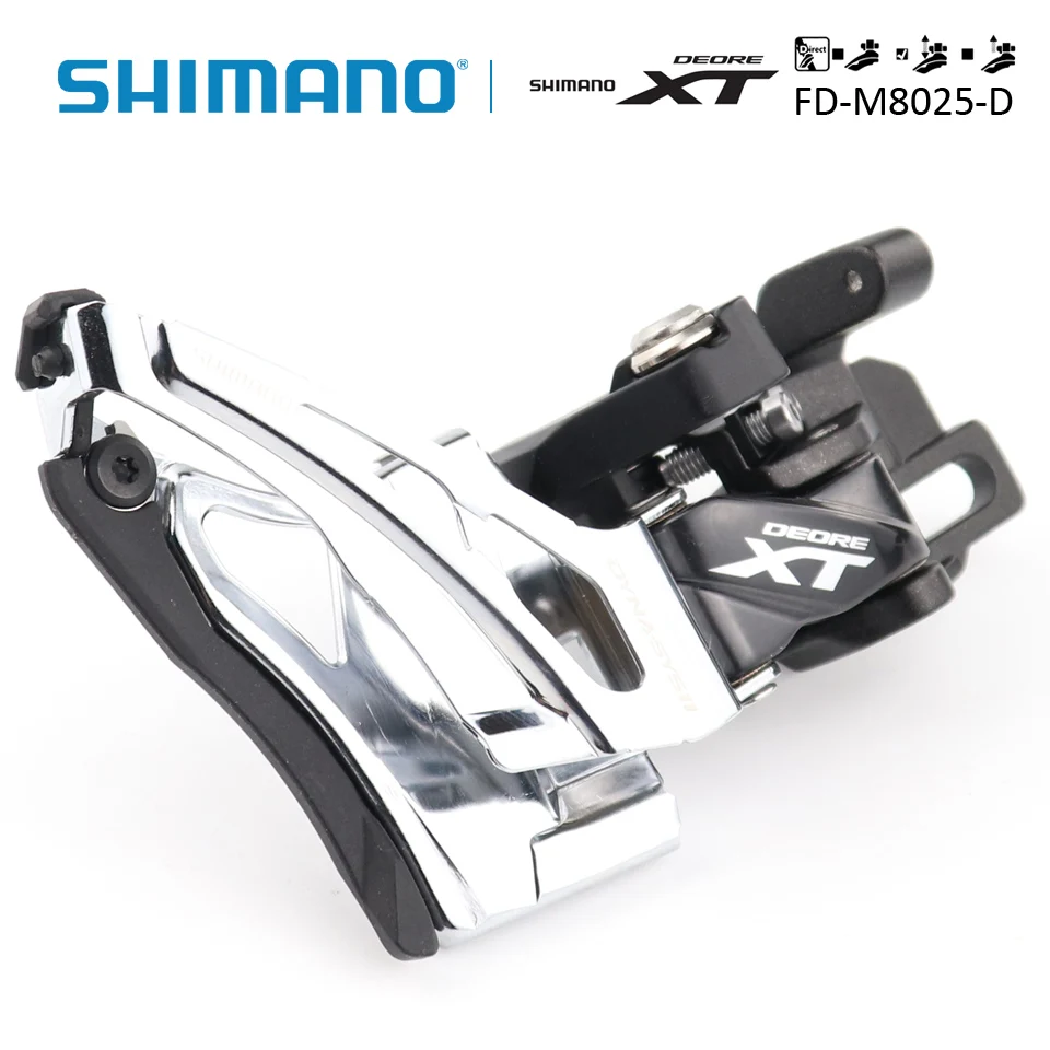 SHIMANO Deore XT FD-M8025 FD M8025 прямое Крепление вниз-качели/двойной-тянуть передний переключатель 2x11s MTB велосипед