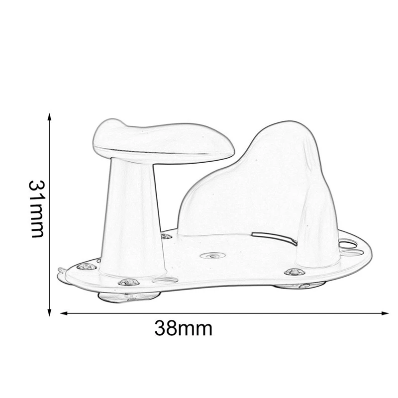 Детское кресло для ванны с кольцом, детское нескользящее безопасное кресло для малышей