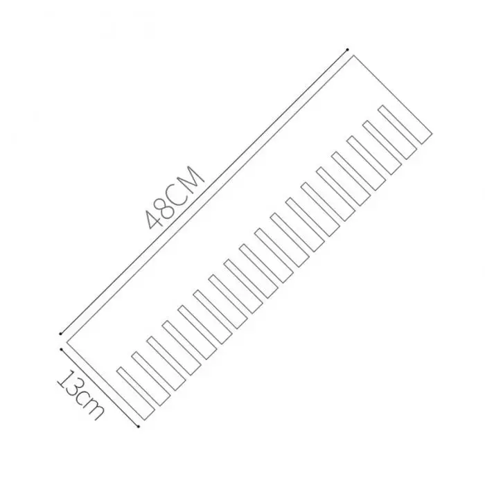Регулируемая горизонтальная обшивка разделитель выдвижного ящика перегородки шкаф Органайзер для хранения QP2