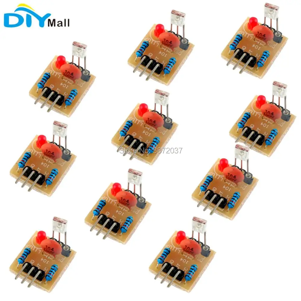 

10pcs/lot Laser Sensor Receiver Module Non-modulator Tube for Arduino
