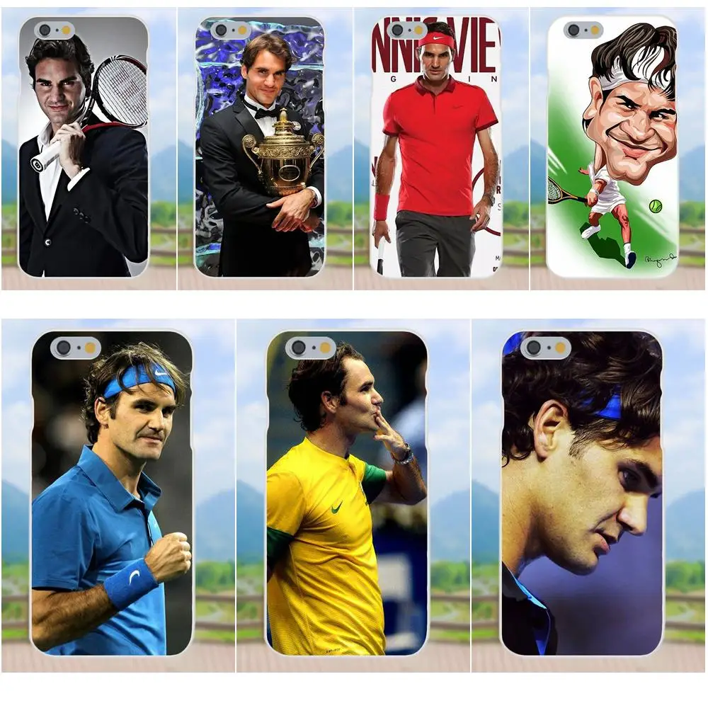 

Tennis Star Roger Federer Rf For Apple iPhone X XS Max XR 4 4S 5 5C 5S SE 6 6S 7 8 Plus Soft Fashion Cover Case