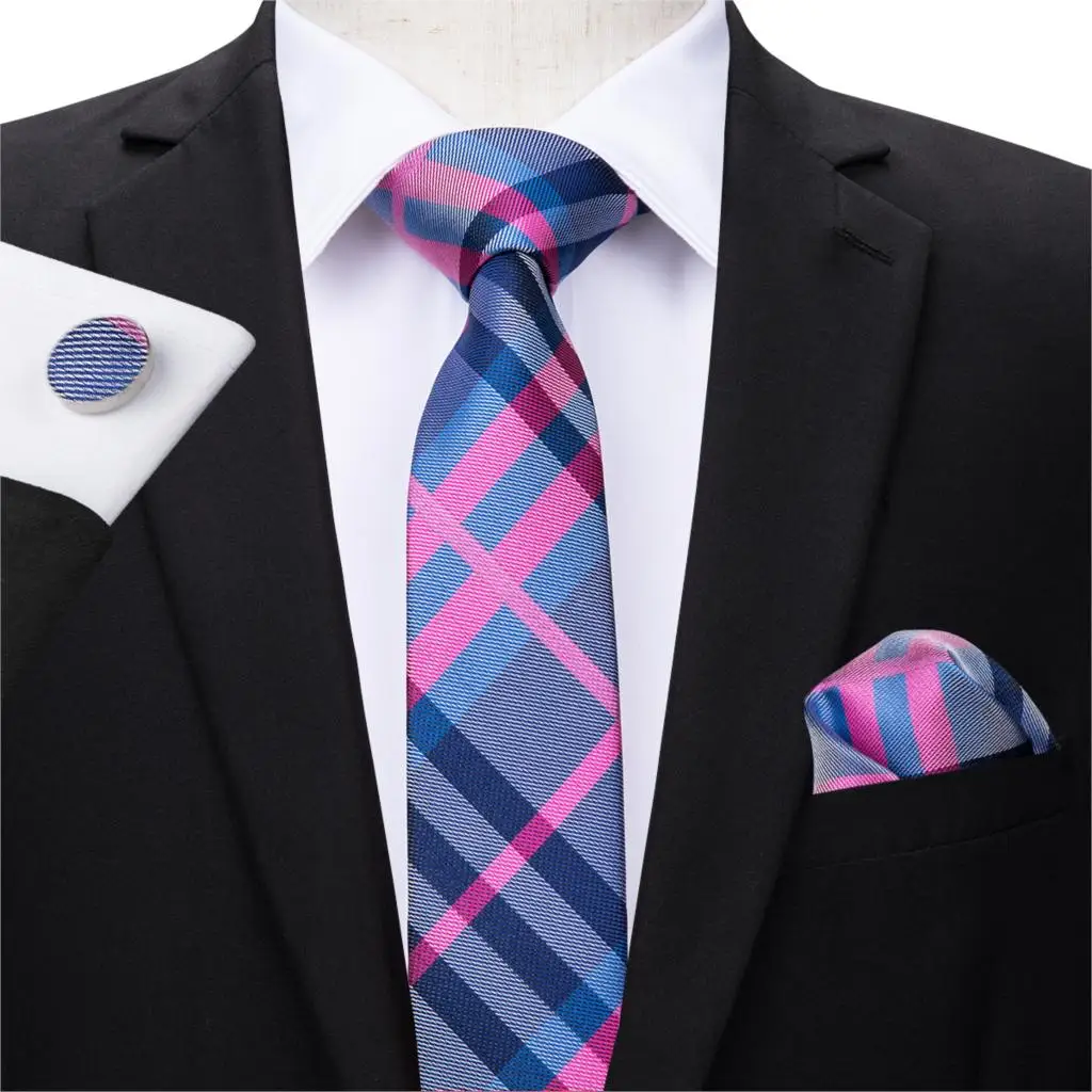 

Hi-Tie Designer Brand New Fashion Style Slim Necktie For Boy Girl Student Silk Skinny Ties Hanky Cufflinks Set C-3100