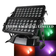 4 шт.+ 4 случаи полета) 72x15 Вт RGBAW Водонепроницаемый прожекторы свет, цветной СВЕТОДИОДНЫЙ светильник для городской подсветки DMX свет этапа