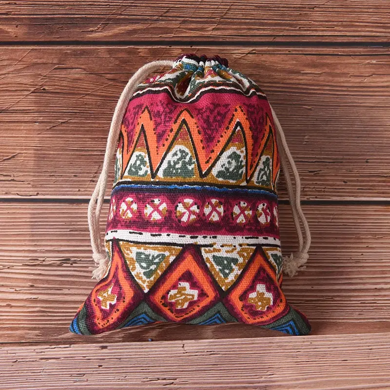 2 стиля s луч порт хранения подарочная сумка практичная Сумочка унисекс Cluch хозяйственные сумки этнический стиль печать сумка на шнурке