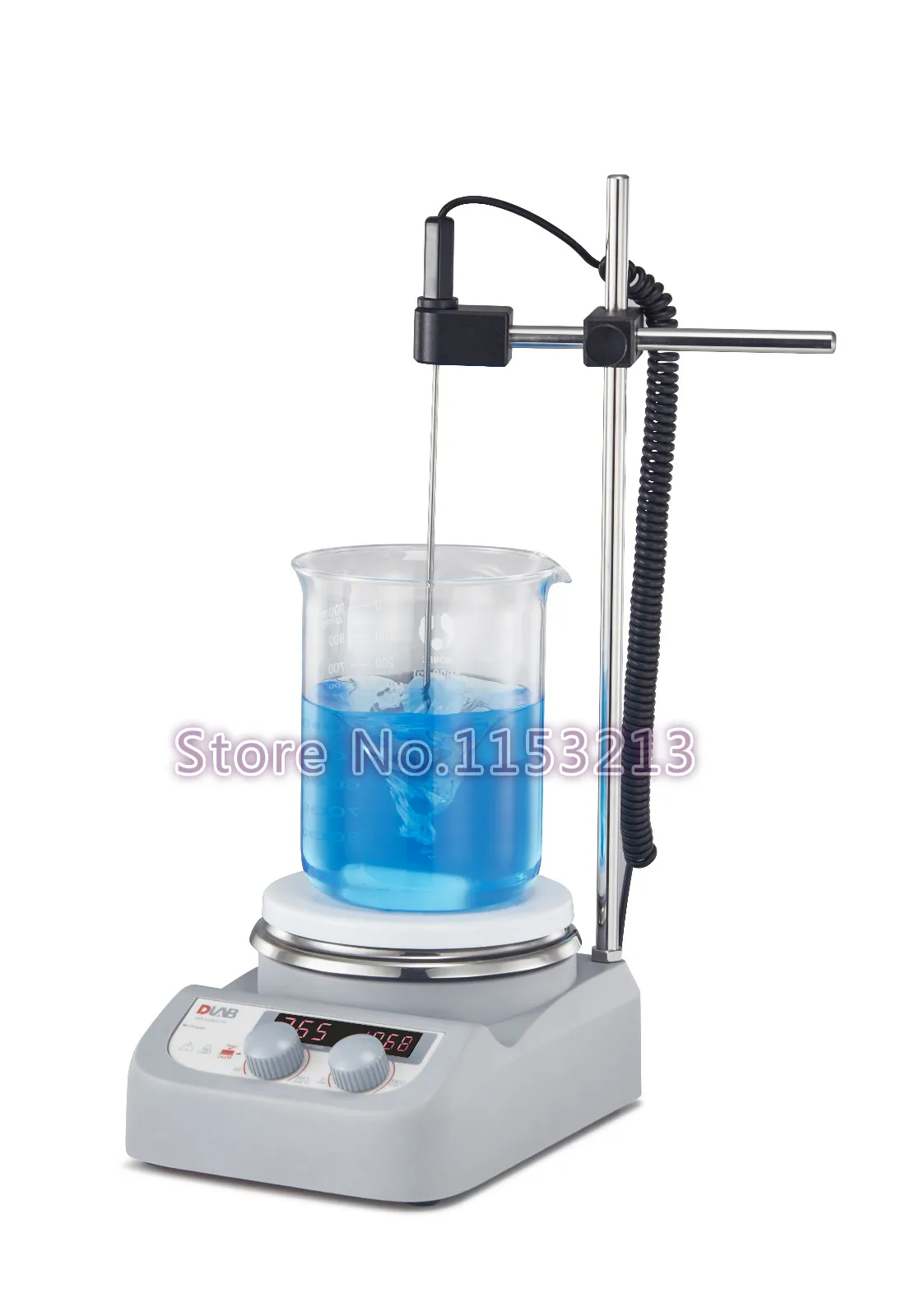 Dlab MS-H280-Pro Double LED Digital Hotplate Magnetic Stirrer with Temperature sensor & Support clamp, Max. stirring quantity 3L Dlab MS-H280-Pro Double LED Digital Hotplate Magnetic Stirrer with Temperature sensor & Support clamp, Max. stirring quantity 3L