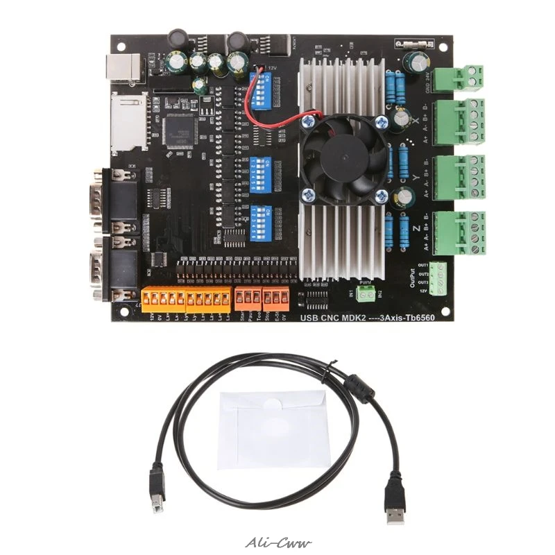 

24V 3.5A USB MDK2 CNC 3 Axis tb6560 Stepper Motor Driver Board For Engraving Machine