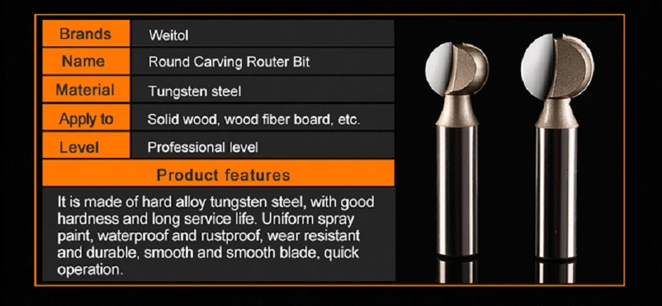 Round Carving Bit (3)