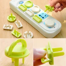 6 шт. большой Размеры ребенок Электробезопасность 2/3 ноги на выходе защитный чехол вилки безопасности детей электрический замок протектор