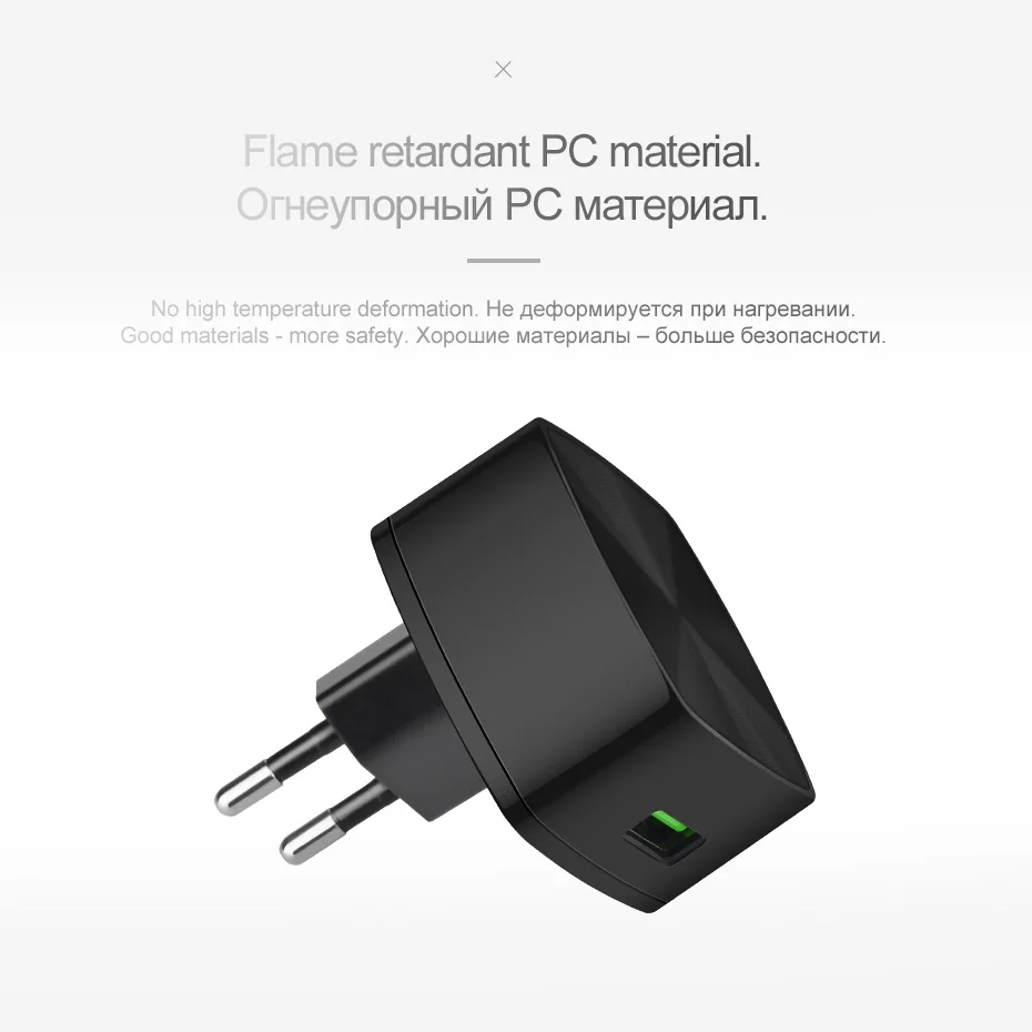 HOCO QC3.0 2,0 Quick Charge Универсальное USB настенное зарядное устройство EU UK Вилки для iPhone X XS samsung Xiaomi 9 huawei адаптер быстрой зарядки