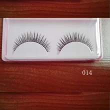 100 пар, ручная работа, натуральные Длинные Короткие Скрещенные накладные ресницы для дымчатых глаз, искусственные ресницы для макияжа, инструменты для красоты