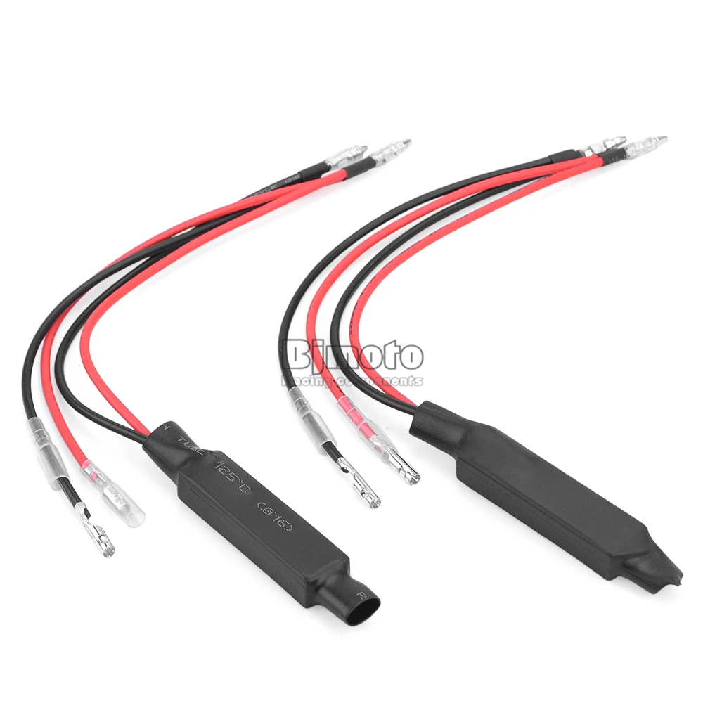 Universal Motorcycle LED Turn Signal Indicator Load Resistor Decoder Solve Blinker Error (3)