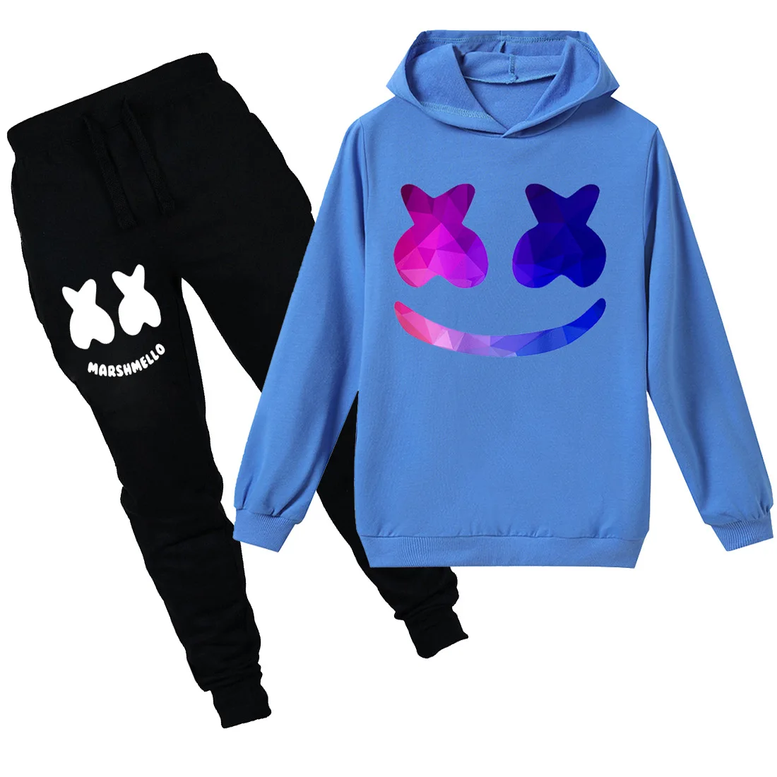 

New Fashion Marshmello DJ Music outwear Cartoon Children's clothes sweatshirts Baby Boys Girls short sleeve T-Shirts bobo choses