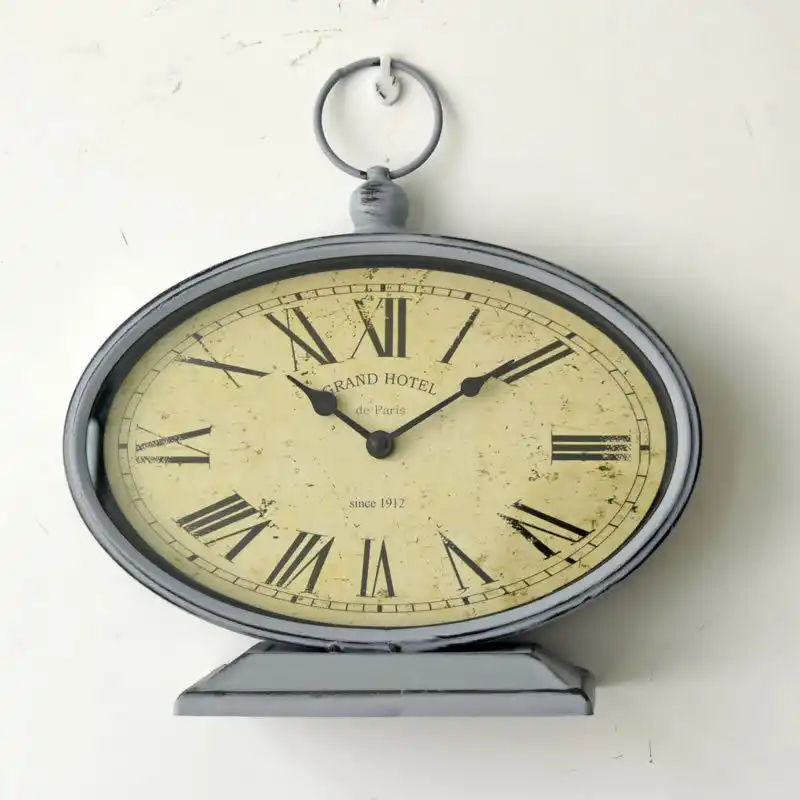 American Roman Diy Table Clock Vintage Metal Cover Electronic Wall Clock Home Kitchen Wooden Digital Hanging Quartz Clock Reloj Wall Clock Clock Vintageclock Home Aliexpress