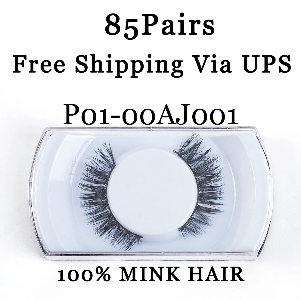 

YADERS 85 Pairs Lashes Free Shipping Via UPS False Eyelashes 3D Mink Lashes with Eyelash Makeup Tools Fake Eyelashes AAAAB