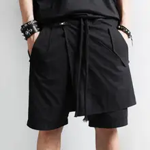 27-42 распродажа как горячие торты летние мужские новые модные Асимметричные шорты съемные карманы