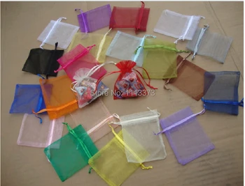 

8*10cm Mix colors Organza Bags