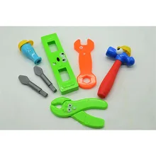 Крутые детские игрушки для мальчиков, молоток, инструмент, игрушки, набор из семи предметов, Juguetes para los ni os Jouet garcon Zabawki dla dzieci, строительные инструменты