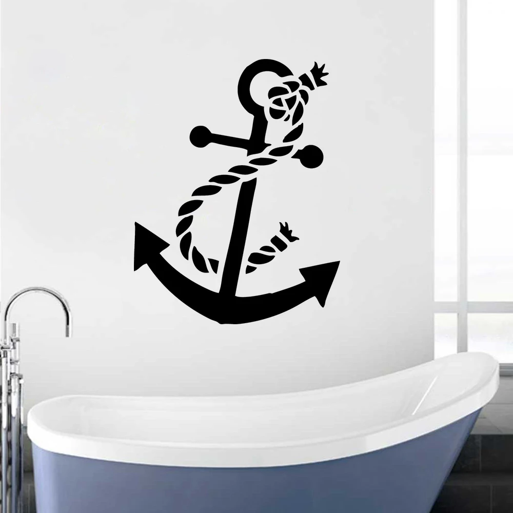 Download Boat Anchor Vinyl Wall Decal Home Bathroom Decoration New ...