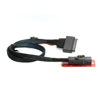 

Jimier U.2 U2 Kit SFF-8639 NVME PCIe SSD Adapter & Cable for Mainboard Intel SSD 750 M.2 SFF-8643 Mini SAS HD