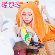 ¡Himouto! Umaru-capa chan Anime Umaru chan Umaru Doma Cosplay traje de franela manta capas suave tapa Sudadera con capucha