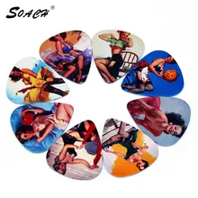 SOACH 10 шт./лот толщина 1,0 мм Прямая с фабрики флирт ретро-гитара медиаторы