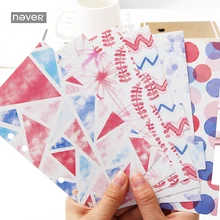 Записная книжка Never Spiral A6, разделители страниц для Filofax Dokibook, спиральный планировщик, корейские канцелярские принадлежности для офиса и школы