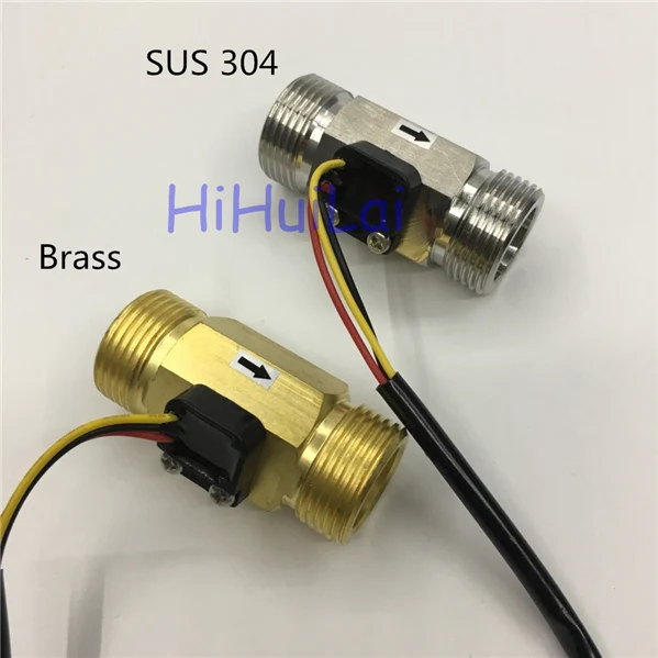 Stainless steel SUS304 Hall flow sensor meter (11)