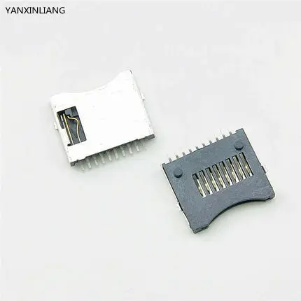

10Pcs TransFlash TF Micro SD Card Socket Plug Adapter Connector