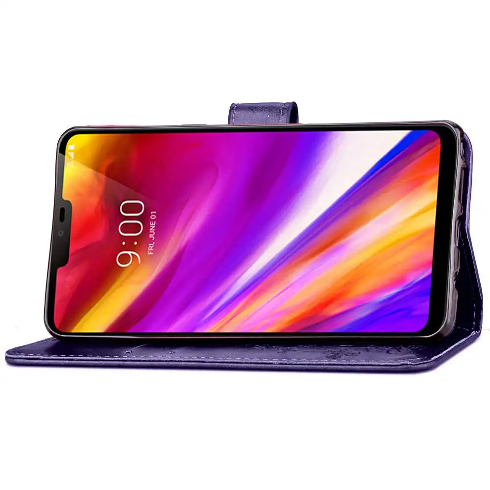 Кожаный чехол бумажник с откидной крышкой для LG G7 G8 Thinq G6 G5 G4 G3 Stylus 3 Stylo 4 5 Q9 Q60 K50 K40 V20