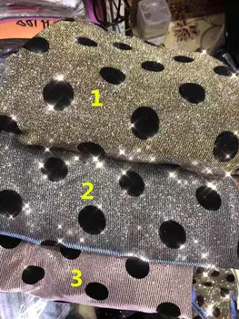 

Hot selling Cyndi-10.3109 glued glitter sequins lace fabric African French net tulle Lace Fabric for party