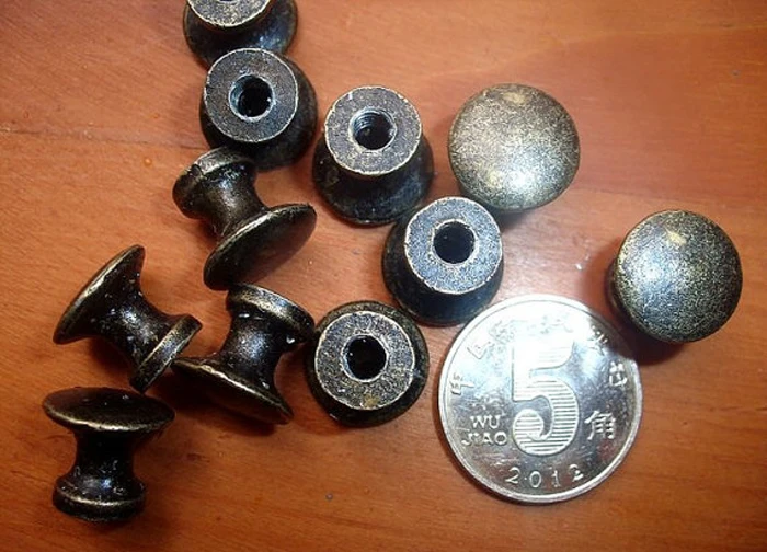 20PCS Mini Jewelry Box Knobs and Pulls,Vintage Small wooden box handles