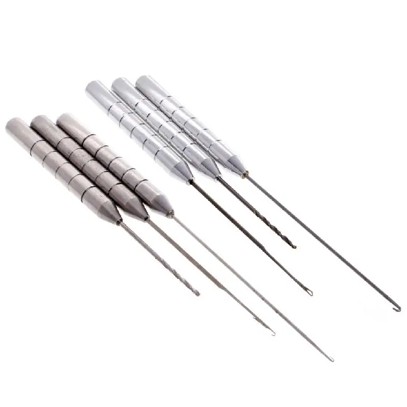 

Fishing Tools Stainless Steel 3 in 1 Combo Set Carp Fishing Rigging Bait Needle Fish Drill Tackle