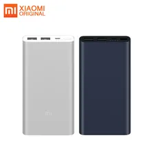 Xiaomi Mi банк питания 10000/20000 мАч двойной USB порт портативное зарядное устройство Быстрая зарядка банк питания ультратонкий внешний аккумулятор
