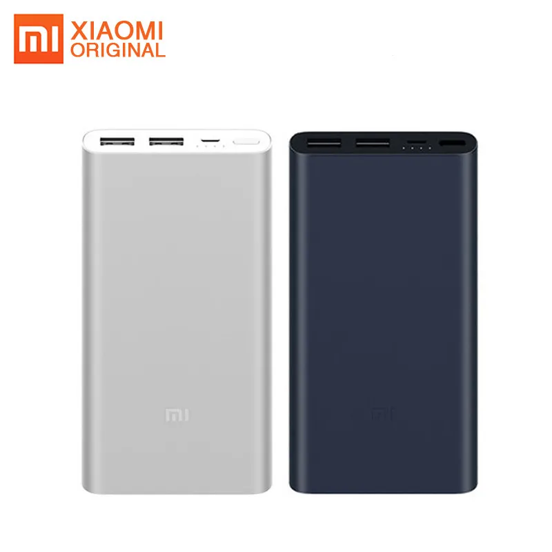 Оригинальный Xiaomi Mi банк питания 10000/20000 мАч двойной USB порт портативное зарядное