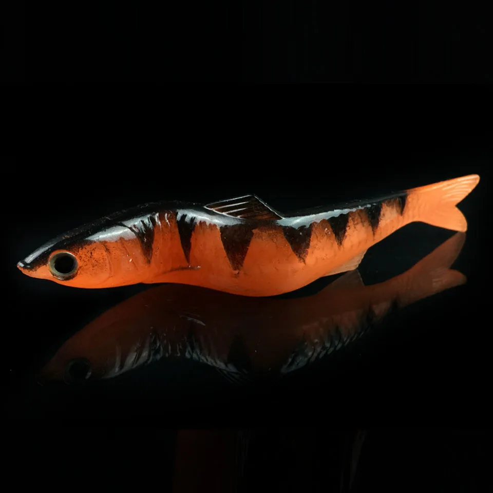 WALK FISH 1 шт. 13 см 12 7 г мягкая рыболовная приманка изогнутая из алюминия в наличии