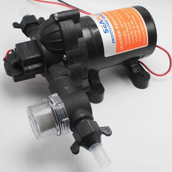 

Automatic Demand Diaphragm Pumps 33 series 12/24V DC 13.2lpm (3.3gpm) 60psi RV pump sprayer pump booster pump