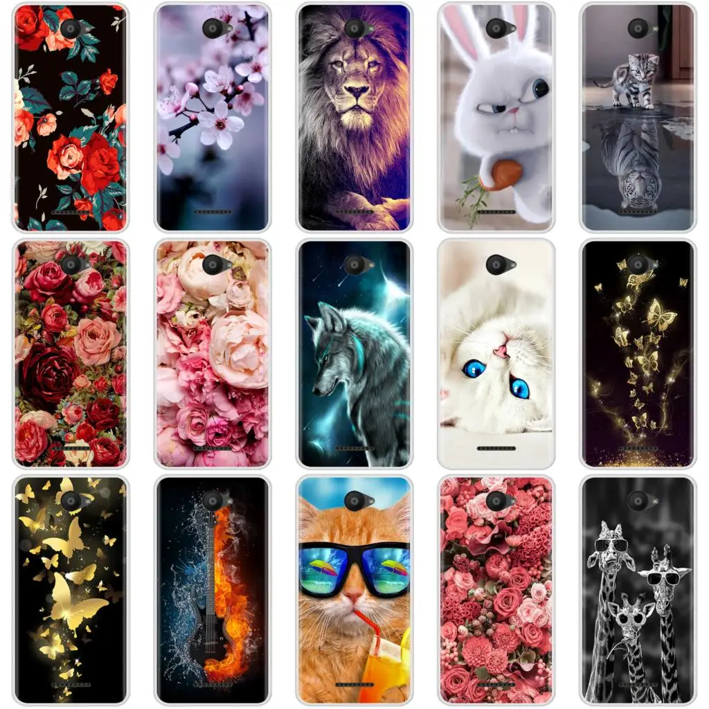 Case Cover For BQ Aquaris U Lite Soft Silicone TPU Fashion Cool Pattern Painting Back Phone Cases |