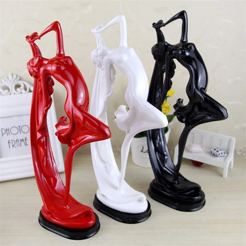 

Miniatures Home Office Decor Desk Craft Dancer Girl Statue Elegant Figurines Figurines&Miniatures Decor Wedding Decorations