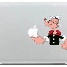 Popeye Виниловая Наклейка для DIY Macbook Pro/Air 11 13 15 дюймов чехол для ноутбука Наклейка