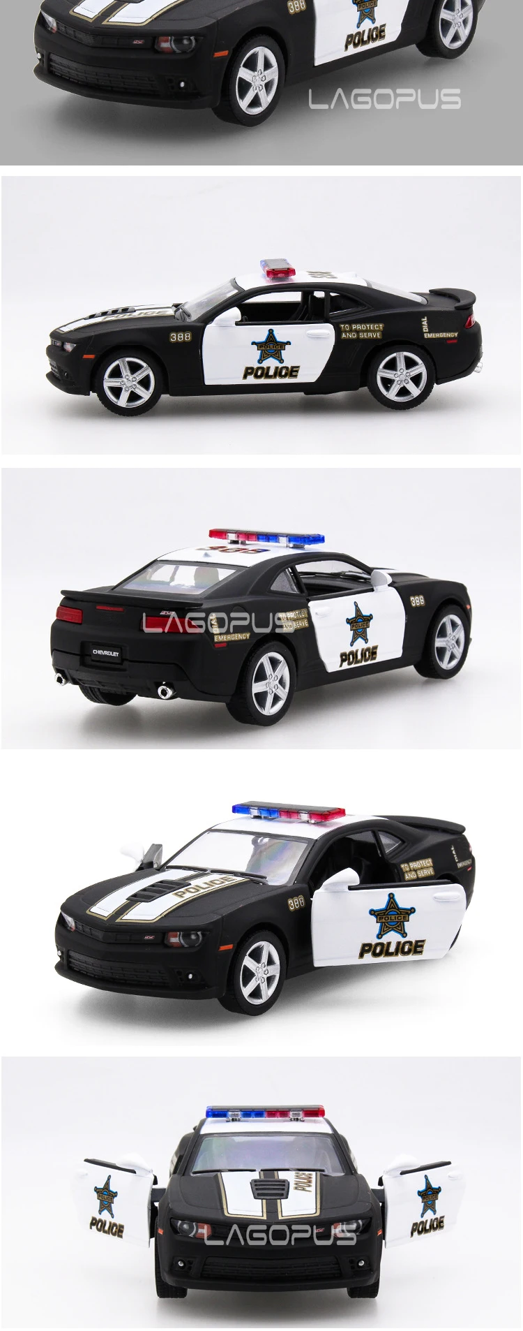 1:38 весы автомобиля игрушечные лошадки Camaro полиции издание литья под давлением металла отступить автомобиль модельные игрушки