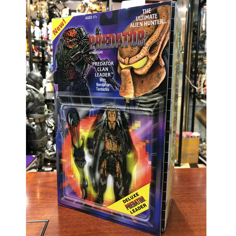 NECA Хищник Кеннер лидер клана главный фигуркы игрушки NECA Хищник PVC Фигурки Игрушка Рождественские подарки для детей