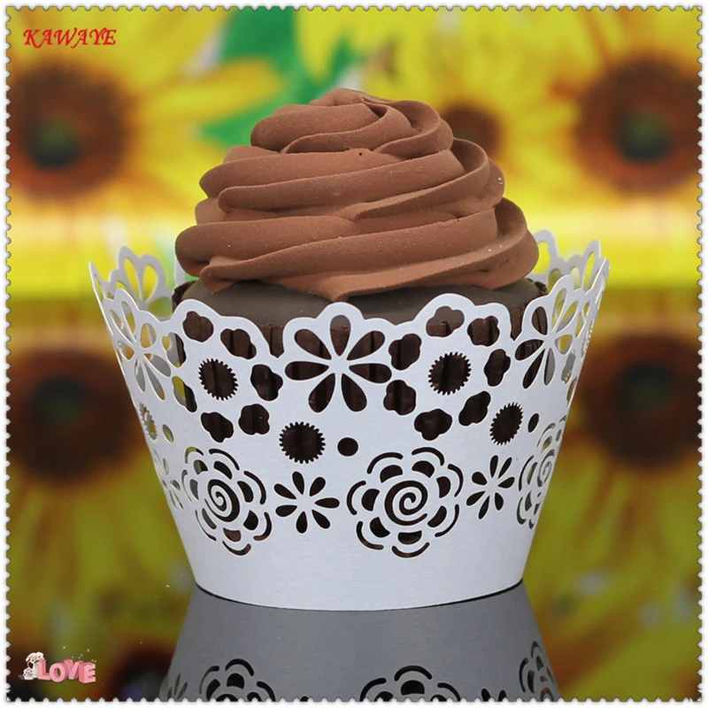 

100 Pcs Per Lot High Temperature 5.5CM Paper Cake Cup Liners Baking Cupcake Cases Muffin Cake Tray Mini Cups Cake Decor 8ZC12