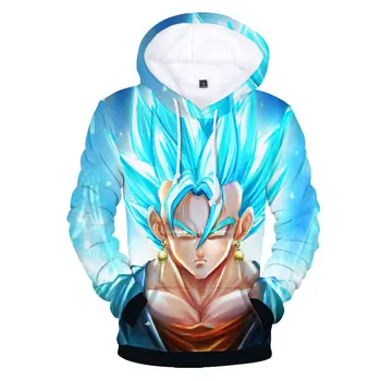 

3D Anime Hoodie Dragon Ball Z Pocket Hoodies Sweatshirt in men/women long sleeve Streetwear popular cartoon Dragon Ball 3D tops