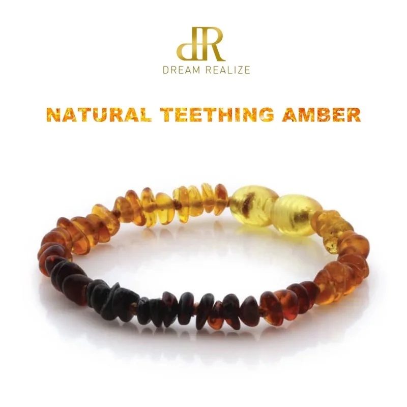 Classic Baby Amber Bracelets Certified Authenticity Genuine Natural Baroque Amber Beads Jewelry